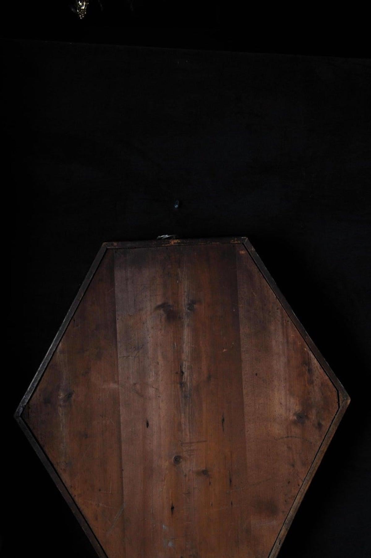 Fancy Antique Wall Clock, circa 1850 For Sale 6