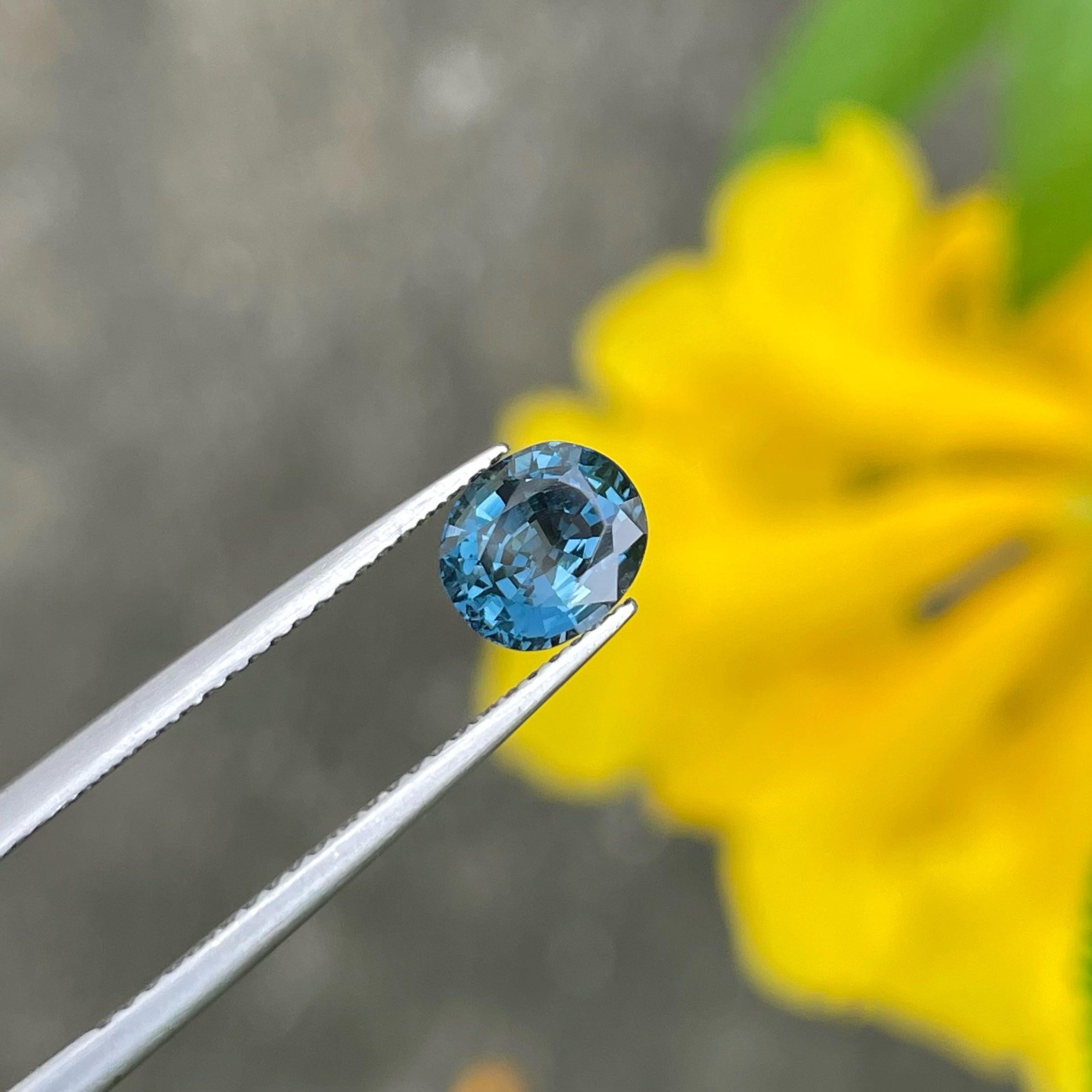 Fancy Blue Natural Sapphire Gemstone of 1.41 carats from Sri lanka has a wonderful cut in a Oval shape, incredible Blue Color. Great brilliance. This gem is  Loupe Clean Clarity.

Product Information:
GEMSTONE TYPE:	Fancy Blue Natural Sapphire