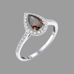 Fancy Brown Diamond 1.13ct Ring