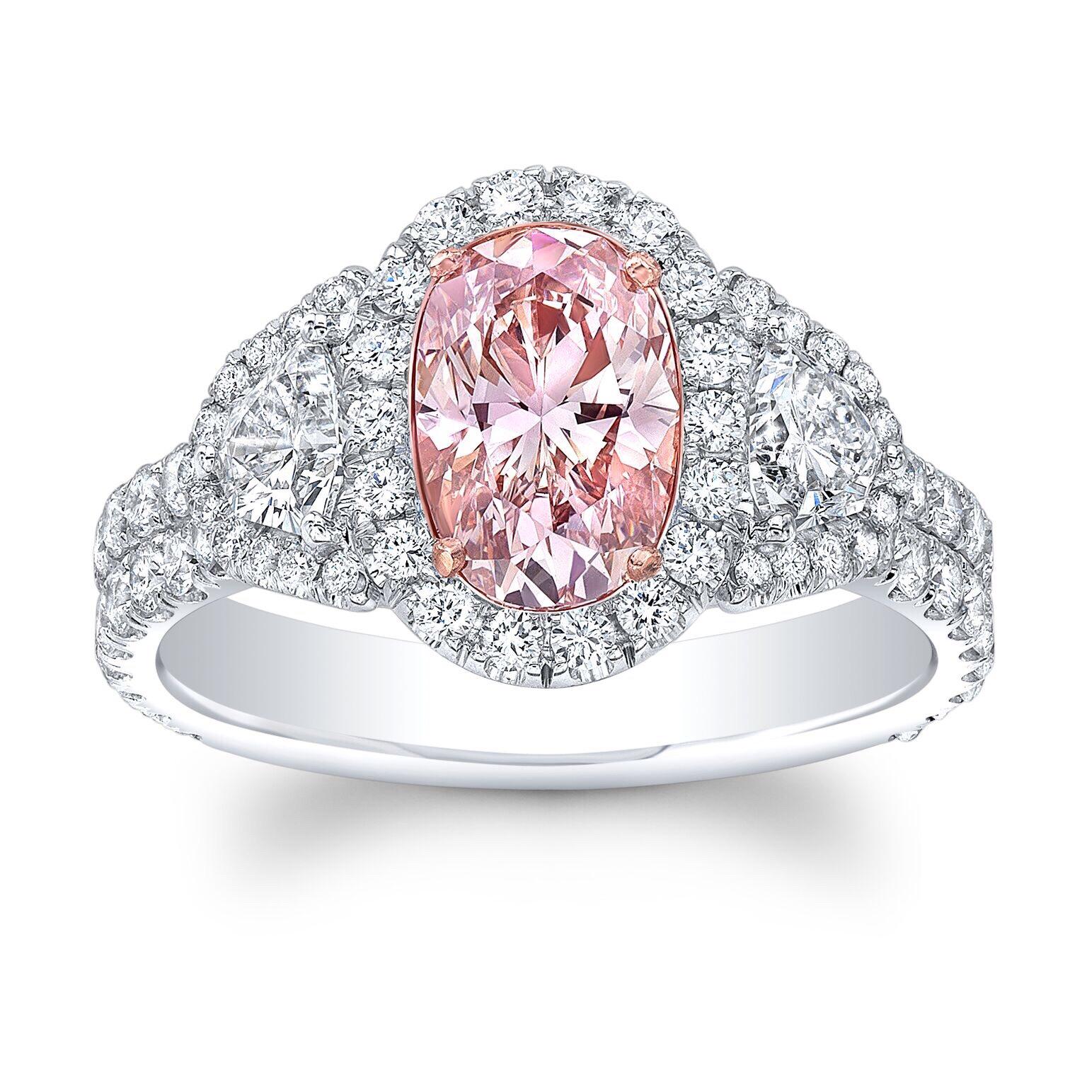 brownish pink diamond