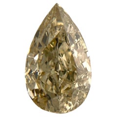 Diamant naturel de 1,21 carat certifié par le GIA, de couleur jaune brunâtre vertâtre fantaisie
