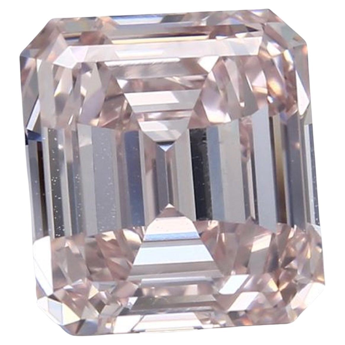 .91 Carat Fancy Brownish Pink Radiant Cut Diamond Ring by the Diamond ...