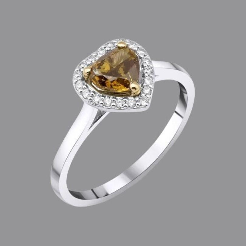 Product Details :

• Made to Order

• Gold Kt: 14kt

• Available Gold Colors: Rose Gold, Yellow Gold, White Gold

• 0.14ct F SI Natural Round Cut Side Diamond

• 0.77ct  Natural Brownish Fancy Yellow Diamond

• Diamond Color-Clarity: F-G Color VS/SI