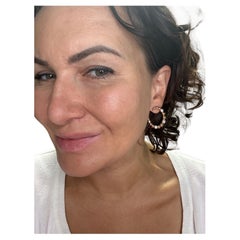 Fancy Bubble Earrings 2024 best seller diamond earrings 14KT gold