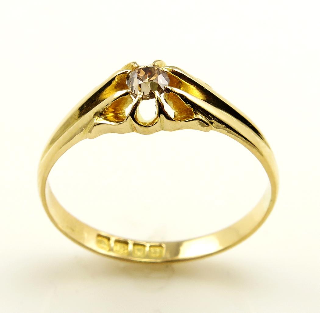If you are in the market for an engagement ring or just a beautiful everyday sparkler- this Edwardian diamond treasure would make a stunning presentation! Priced to sell this beauty is not to be missed!

Elegant simplicity well describes this