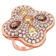 Neil Lane Couture Fancy Color Diamond, 18K Rose Gold Ring