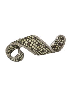 Fancy Color diamond brooch