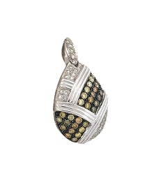 Fancy Color & White Diamond Pendant