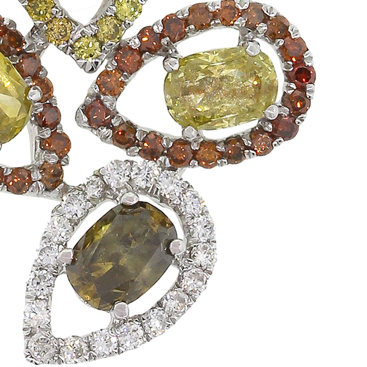 Women's Fancy Colored Diamonds Slide Pendant