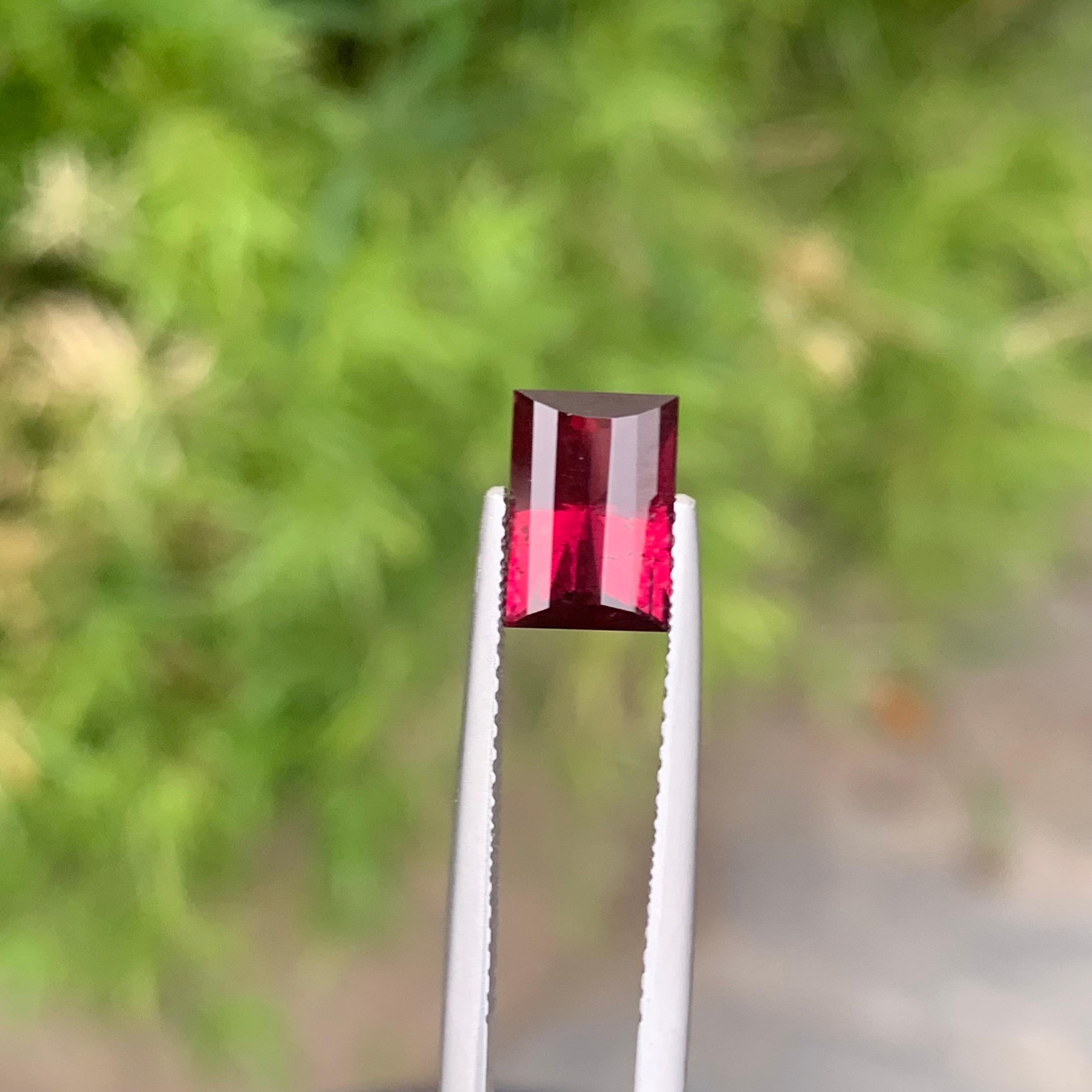 Faceted Rhodolite Garnet
Weight: 2.75 Carats Both
Dimension: 8.8x6.1x4.7 Mm
Origin: Madagascar Africa
Color: Red
Treatment: Non
Shape: Baguette
Cut: Fancy
The Rhodolite resembles pomegranate seeds, since both are eternal both are love symbols. This