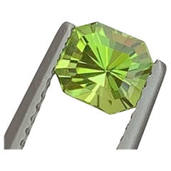 Fancy Cut Peridot Edelstein: Natürlicher August-Geburtsstein, Pakistan ( 1,03 Karat)