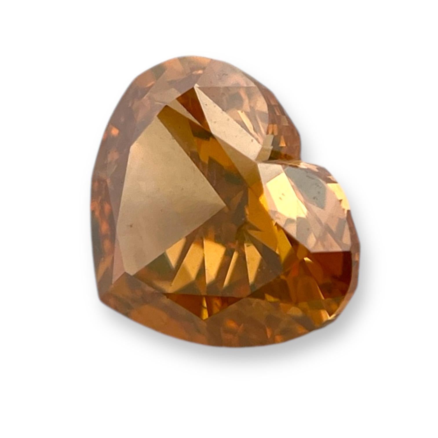 DESCRIPTION DE L'ARTICLE

Forme de la pierre : Coeur
Poids du diamant : 2,02 carats
Couleur : orange brunâtre foncé
Dimensions : 6,87 x 8,16 x 4,50 mm
Symétrie : Excellent
Polonais : Excellent
Fluorescence : Jaune moyen
Laboratoire de certification