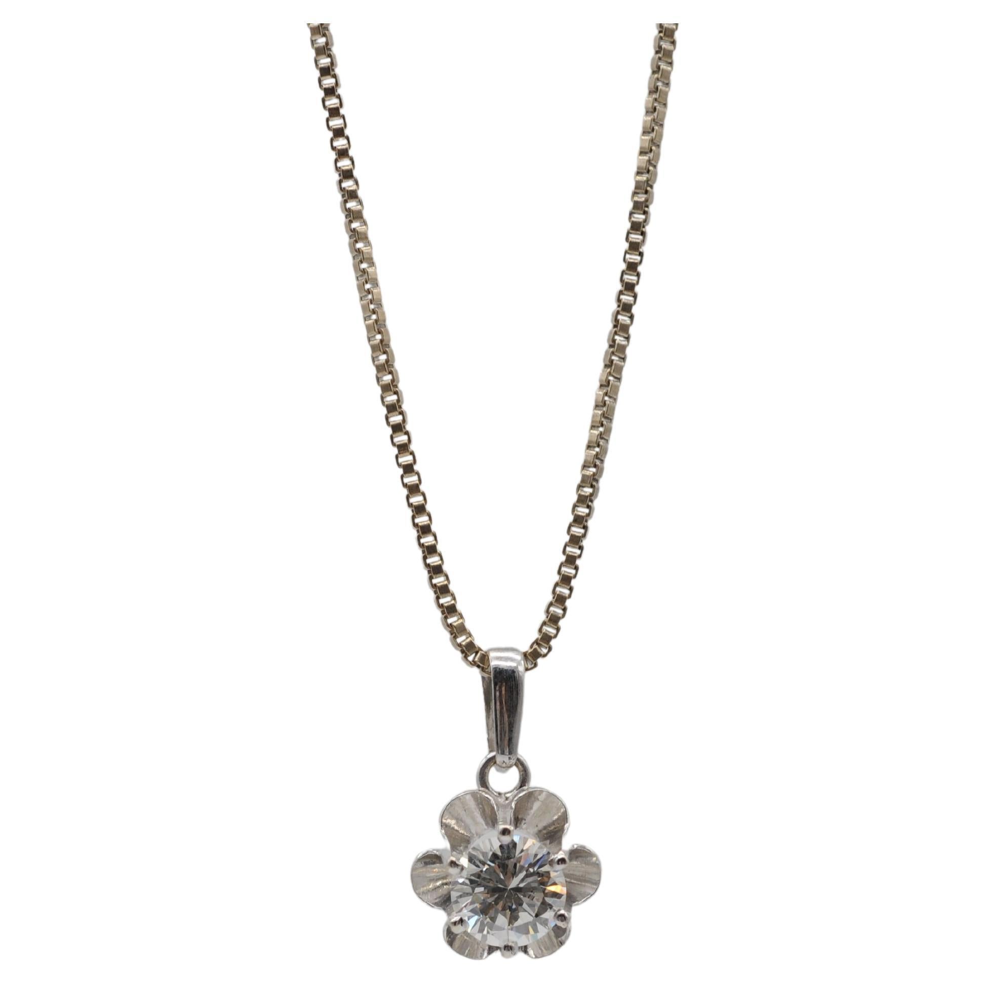 Fancy Diamond 1.2ct necklace clarity:VVS1 Color:G  For Sale 2