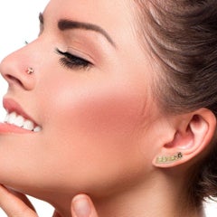 Fancy Diamond 18 Karat Gold Ear Climber