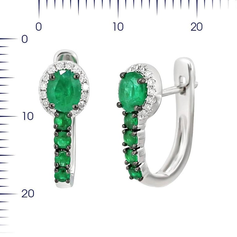 White Gold 14K Earrings (Matching Ring Available)
Weight 2.98 gram
Diamond 28-Round 57-0,13-4/5A
Emerald 2-Oval-0,73 3/(5)З₁A
Emerald 8-Round-0,29 3/(5)З₁C


With a heritage of ancient fine Swiss jewelry traditions, NATKINA is a Geneva based
