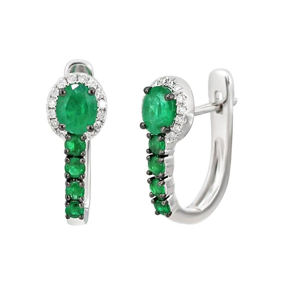 For Sale:  Fancy Emerald White Diamond White Gold Ring 3