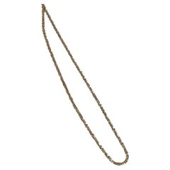 Fancy Gold Chain 10KT Yellow Gold Sparkling Diamond Chain Necklace Plain Solid