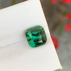 3.60 Carat Fancy Greenish Blue Cushion Tourmaline from Afghanistan