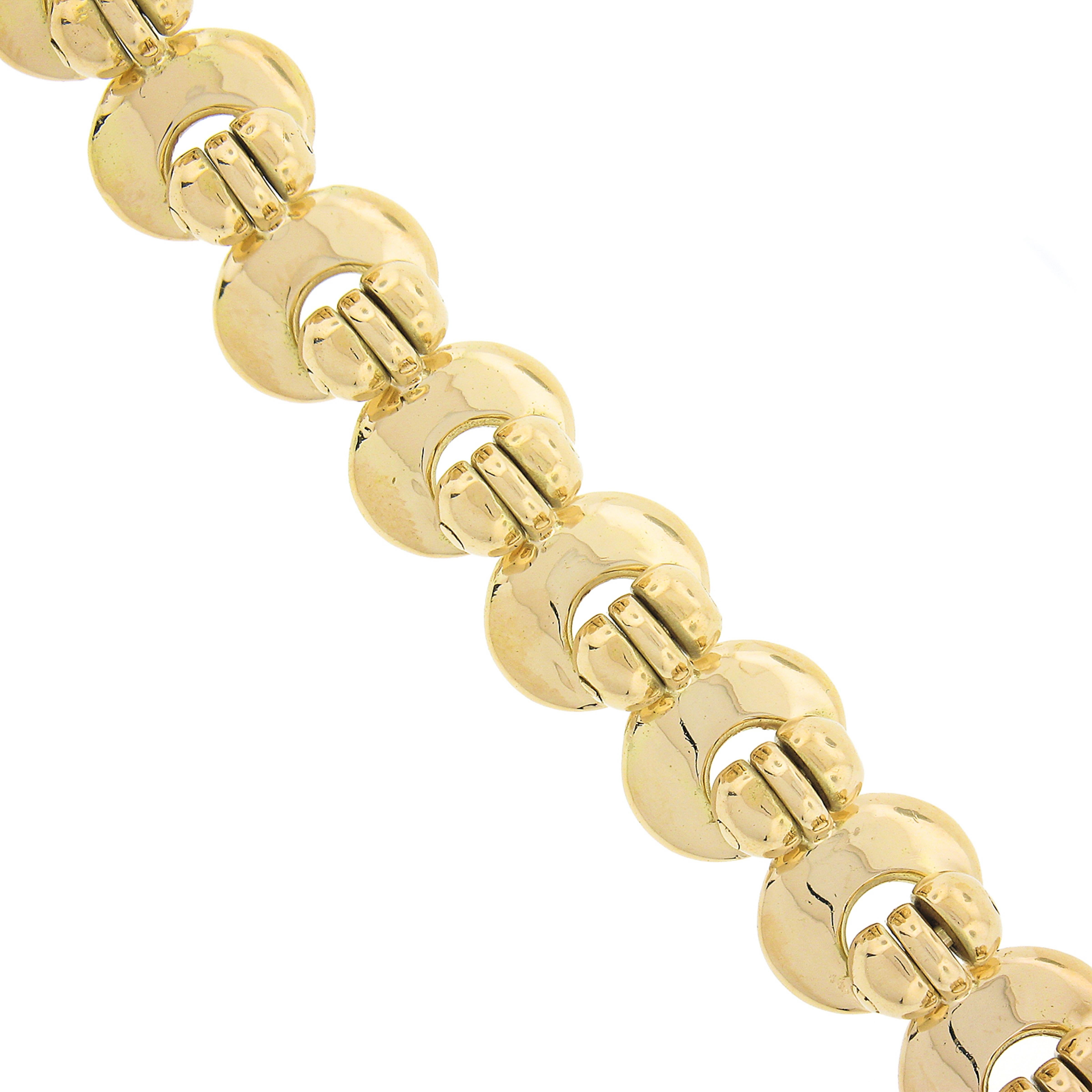 Fancy Handmade 18K Yellow Gold 6.5