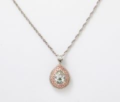 Fancy Intense Green Diamond Pendant