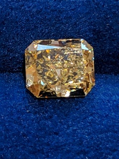 Fancy Intense Yellow Radiant Diamond Exclusively for Laura