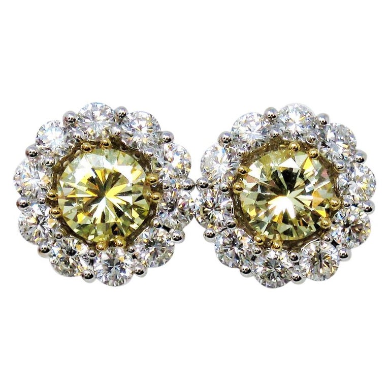 14K White Gold Diamond Jacket Earrings 0.5IN Diameter 14K White Gold Diamond Jacket Earrings 0.5IN Diameter