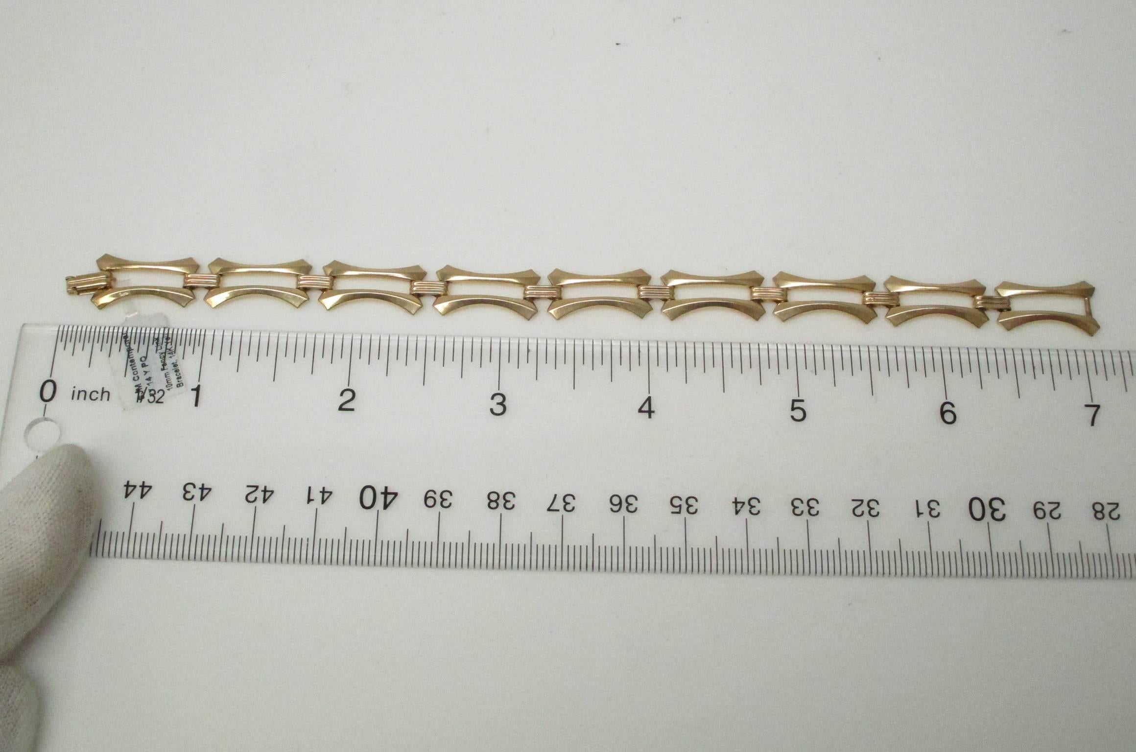 Fancy Link Gold Bracelet 3