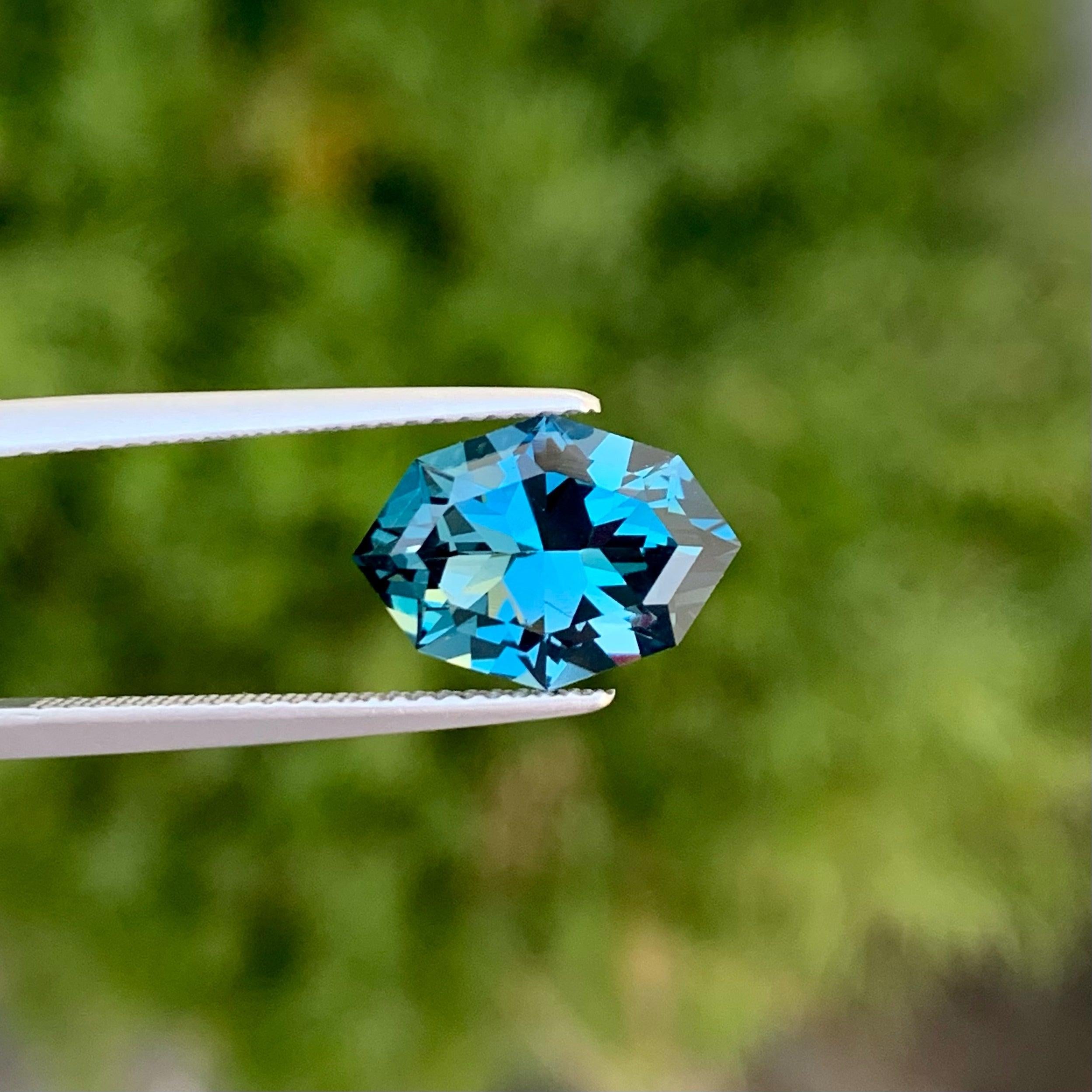 Fancy London Blue Loose Topaz Gemstone, available For Sale At Wholesale Price Natural High Quality 3.70 Carats Loupe Clean Clarity Natural Loose Topaz From Madagascar. 
Product Information:
GEMSTONE NAME:	Fancy London Blue Loose Topaz