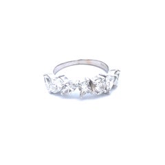 Bague fantaisie à diamants multiformes 1,55 carat 18 carat WG