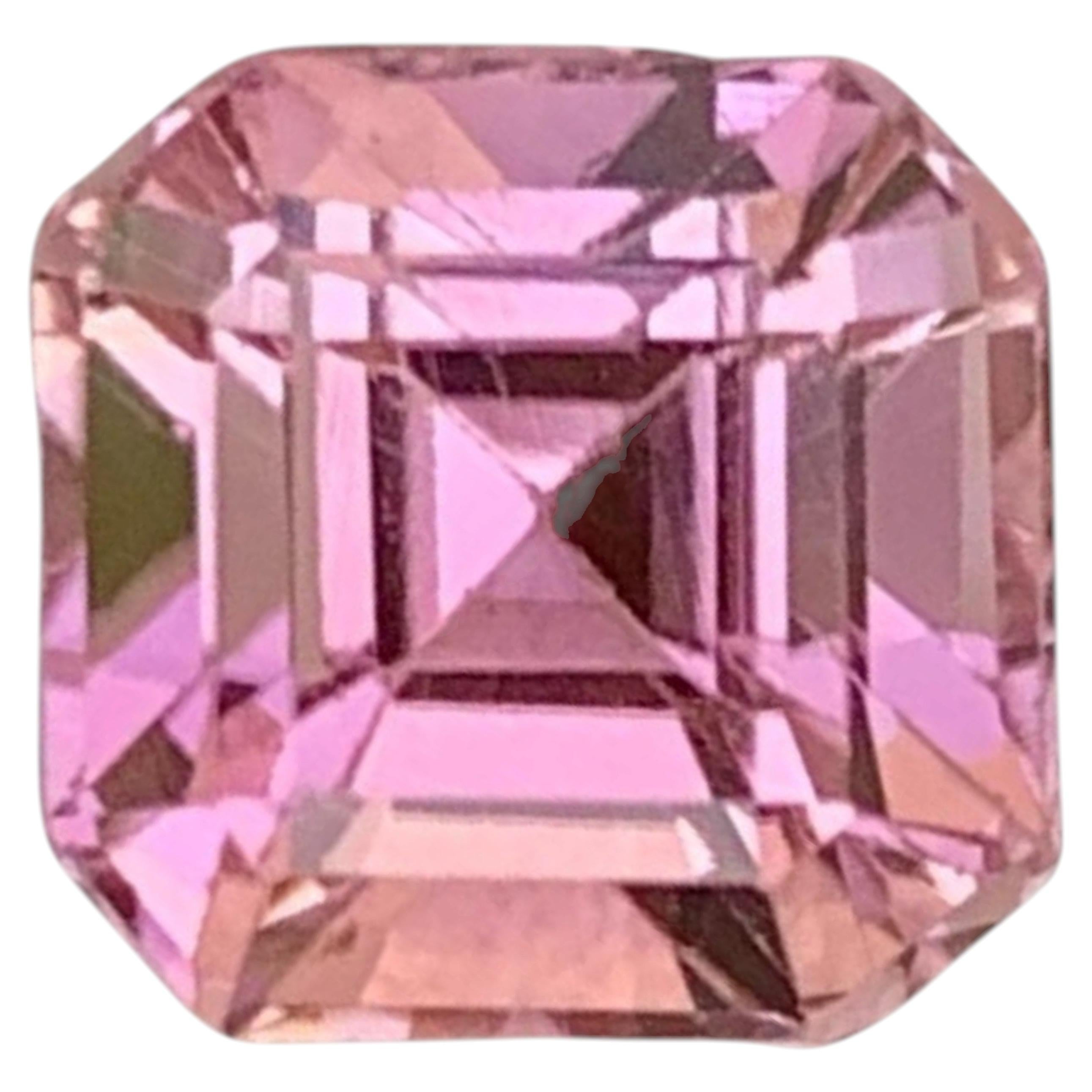 Fancy Natural Sweet Pink Tourmaline Gemstone, 1.90 Carats, Afghanistan