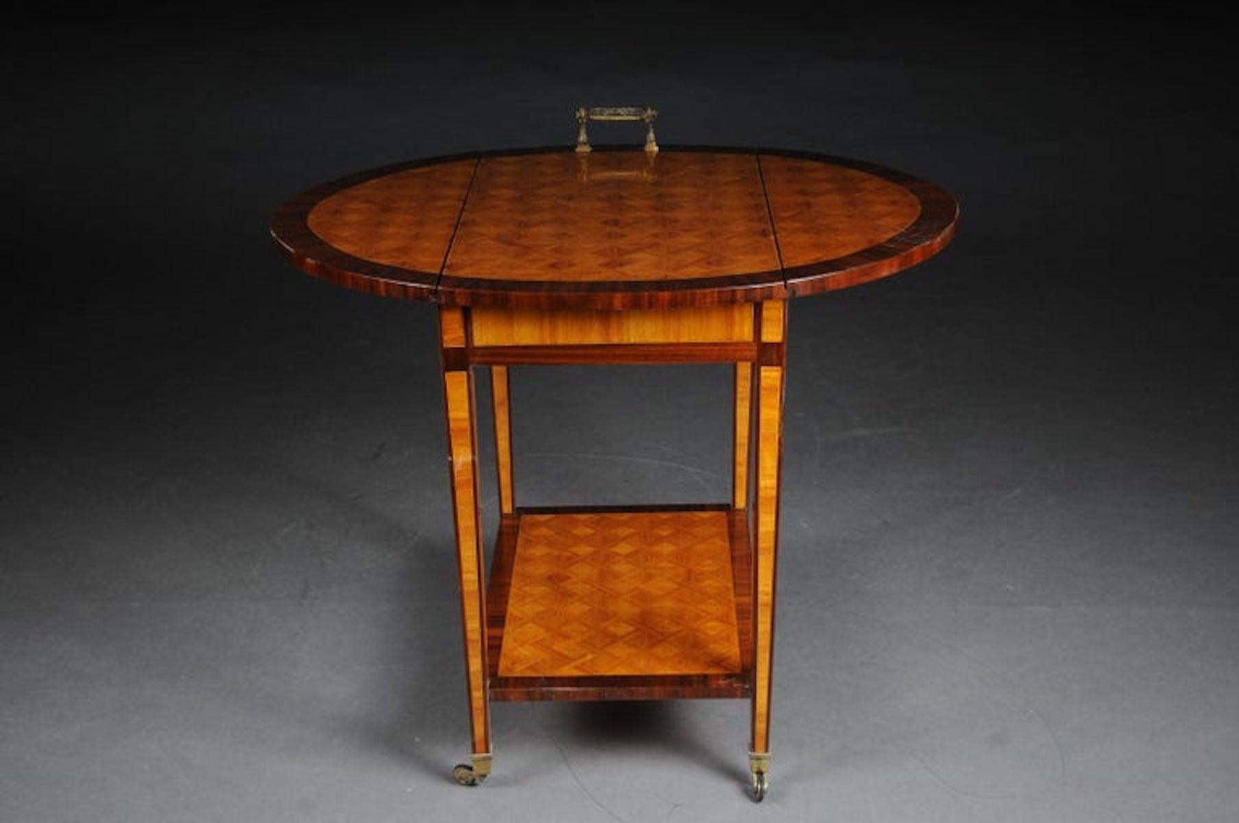 Wood Fancy, Noble Bar Table or Side Table For Sale