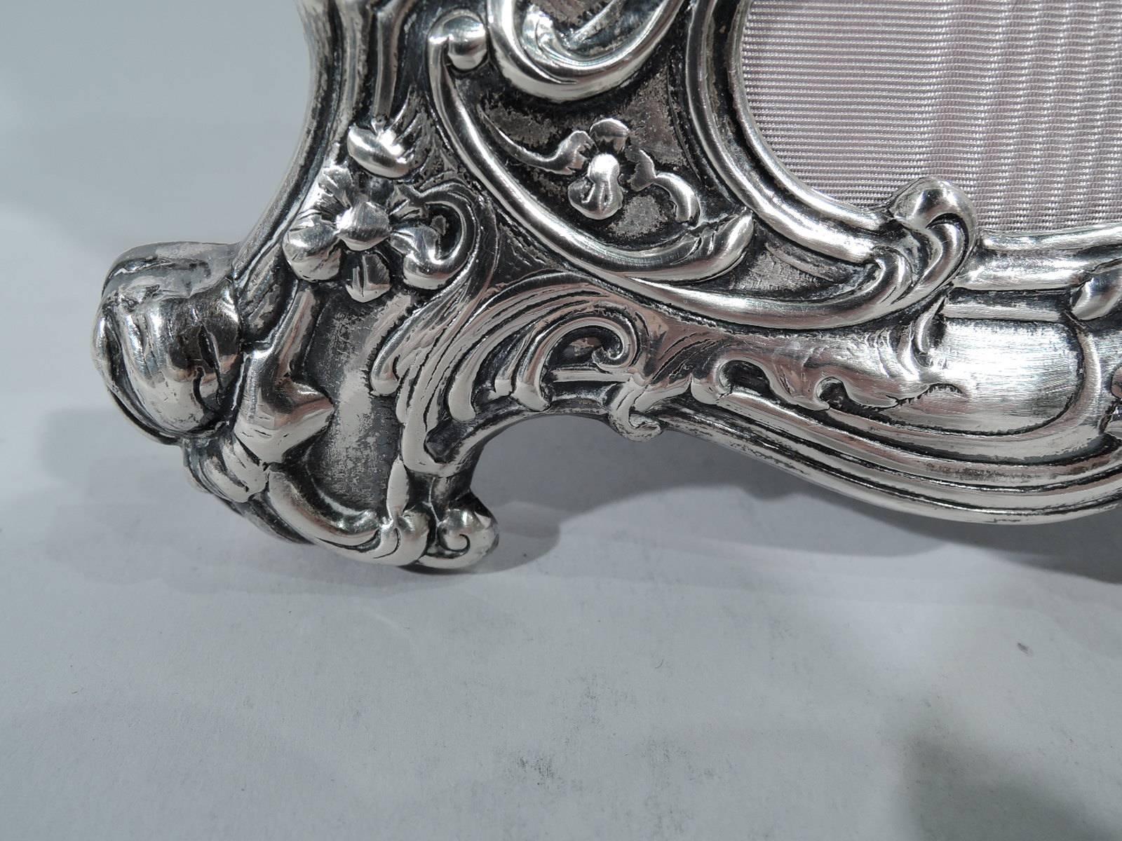 Fancy Rococo Sterling Silver Picture Frame by Gorham 1