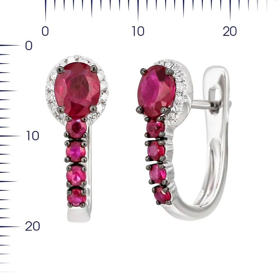 For Sale:  Fancy Ruby White Diamond White Gold Every Day Statement Ring 3