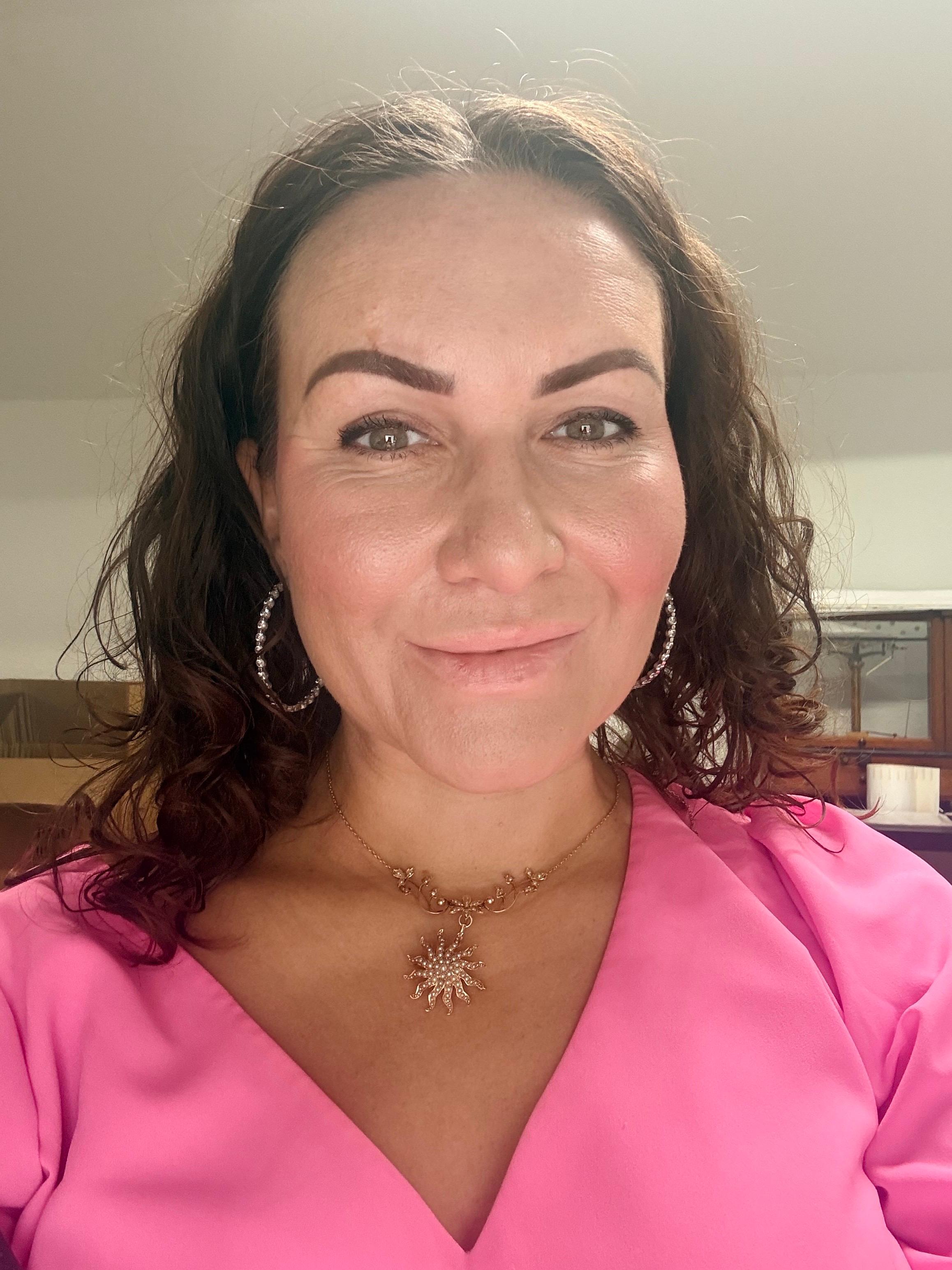 Collana Fancy Seed Pearl in oro giallo 14KT in vendita 1