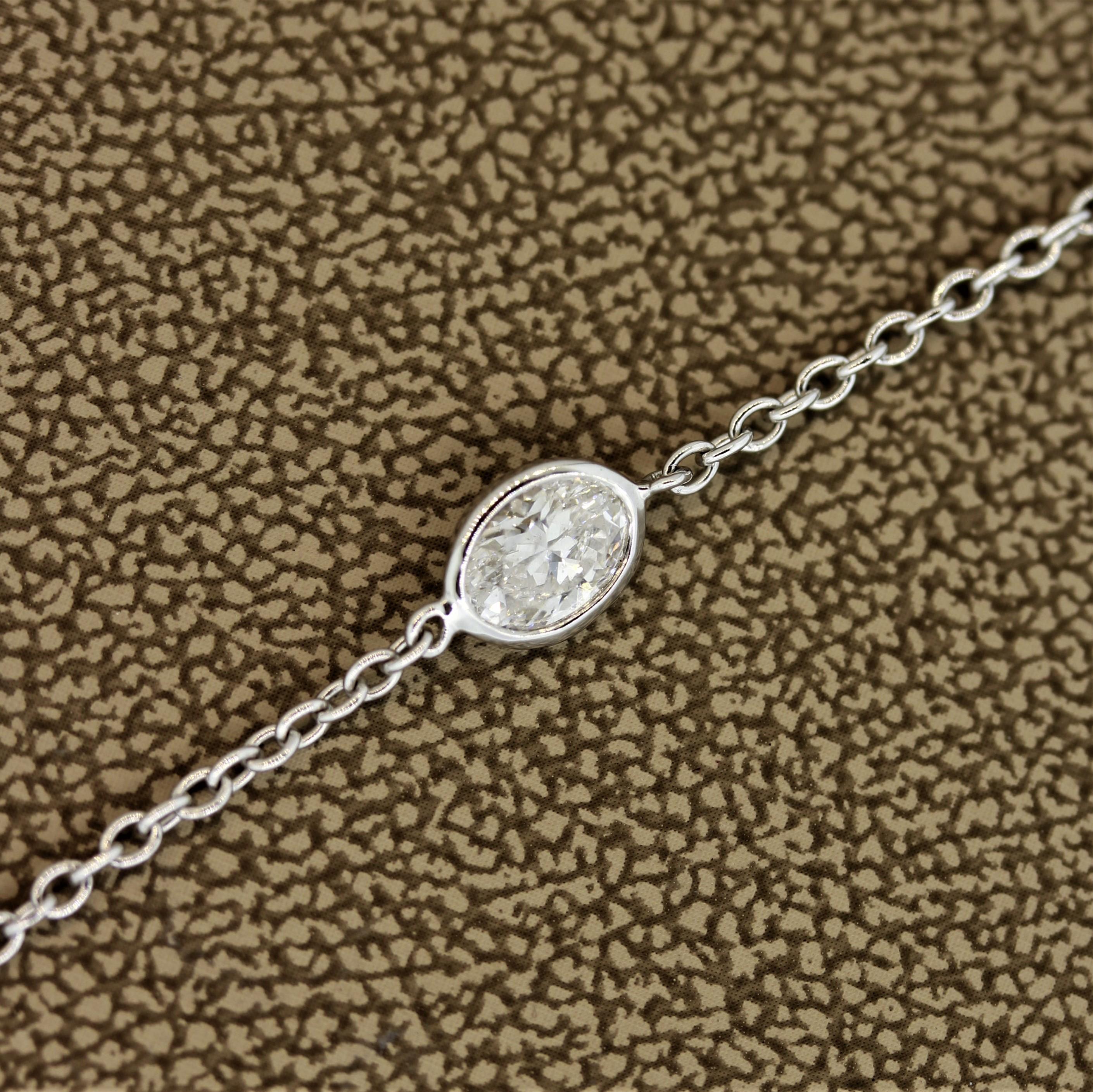 Donna Collana in oro con diamanti a forma di fantasia in vendita