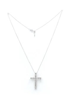 Fancy Silver Cross Kristina White