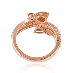 Fancy Slice Diamond 18 Karat Gold Ring