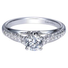 Used Fancy Solitaire Diamond Engagement Ring