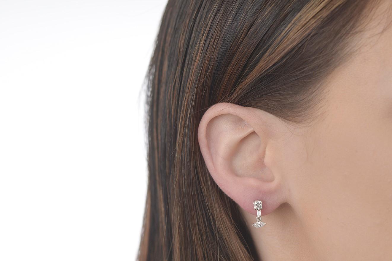 diamond earrings danglers