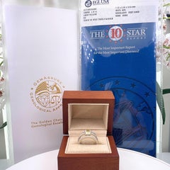 Fancy Yellow Cushion Diamond 3-Row 1.88 Carat Orianne Designer Platinum Ring