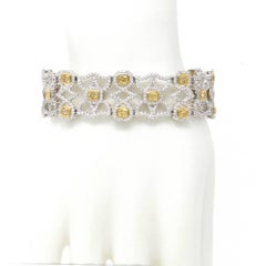 Fancy Yellow Diamond Bracelet 18.29ctw