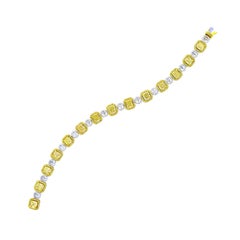 Fancy Yellow Diamond Bracelet