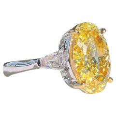 Anello di fidanzamento con diamante giallo - Eze Jewelry