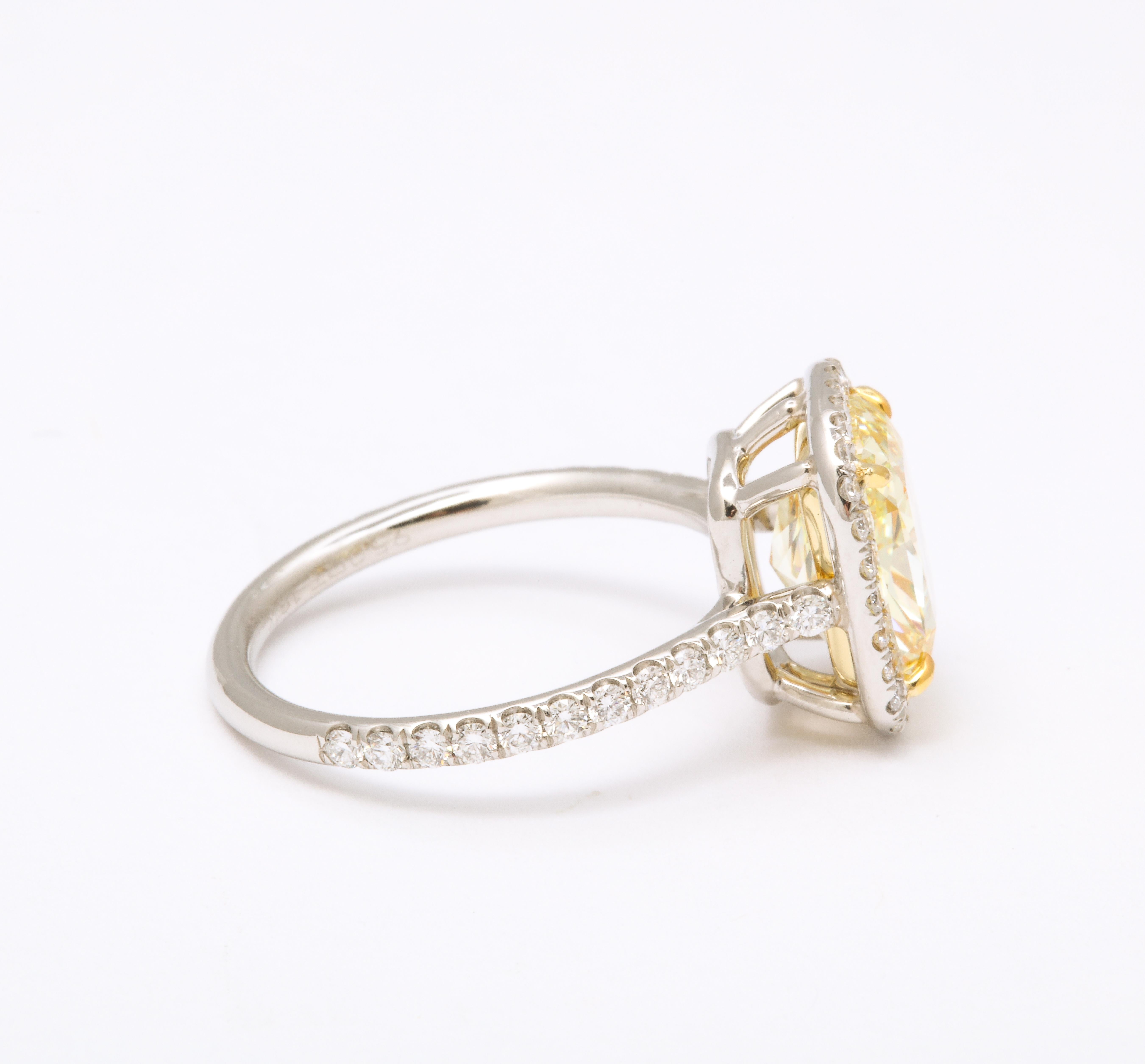 bespoke yellow diamond engagement rings