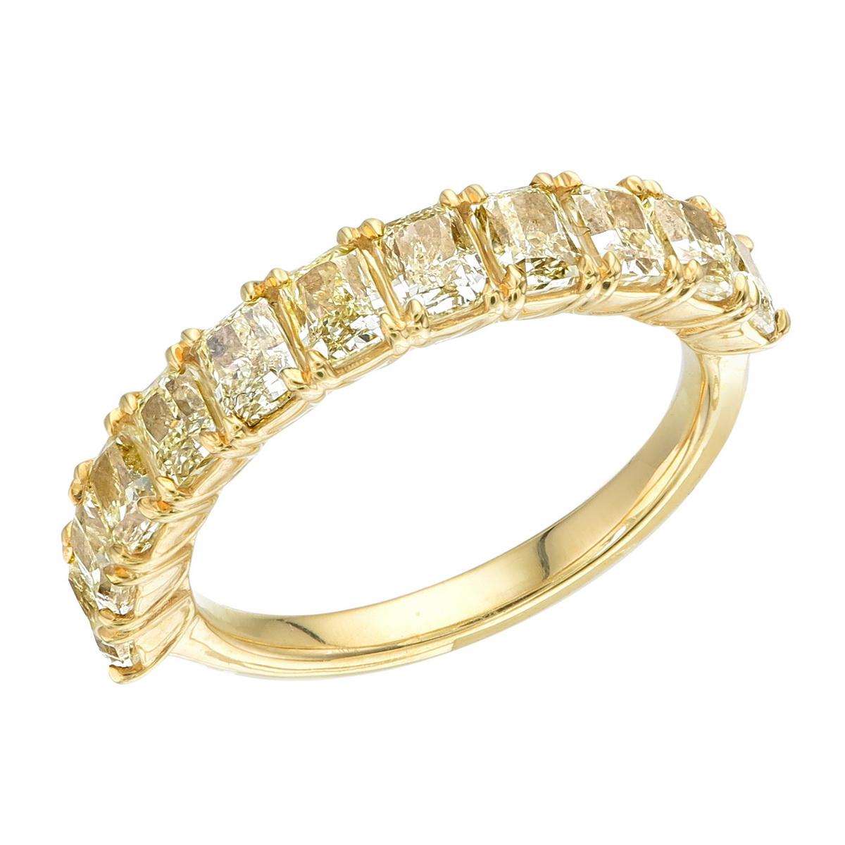 Fancy Yellow Diamond Ring For Sale 3