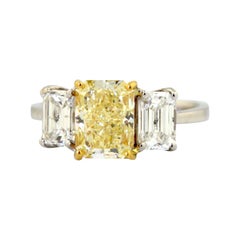 Fancy Yellow Diamond Ring