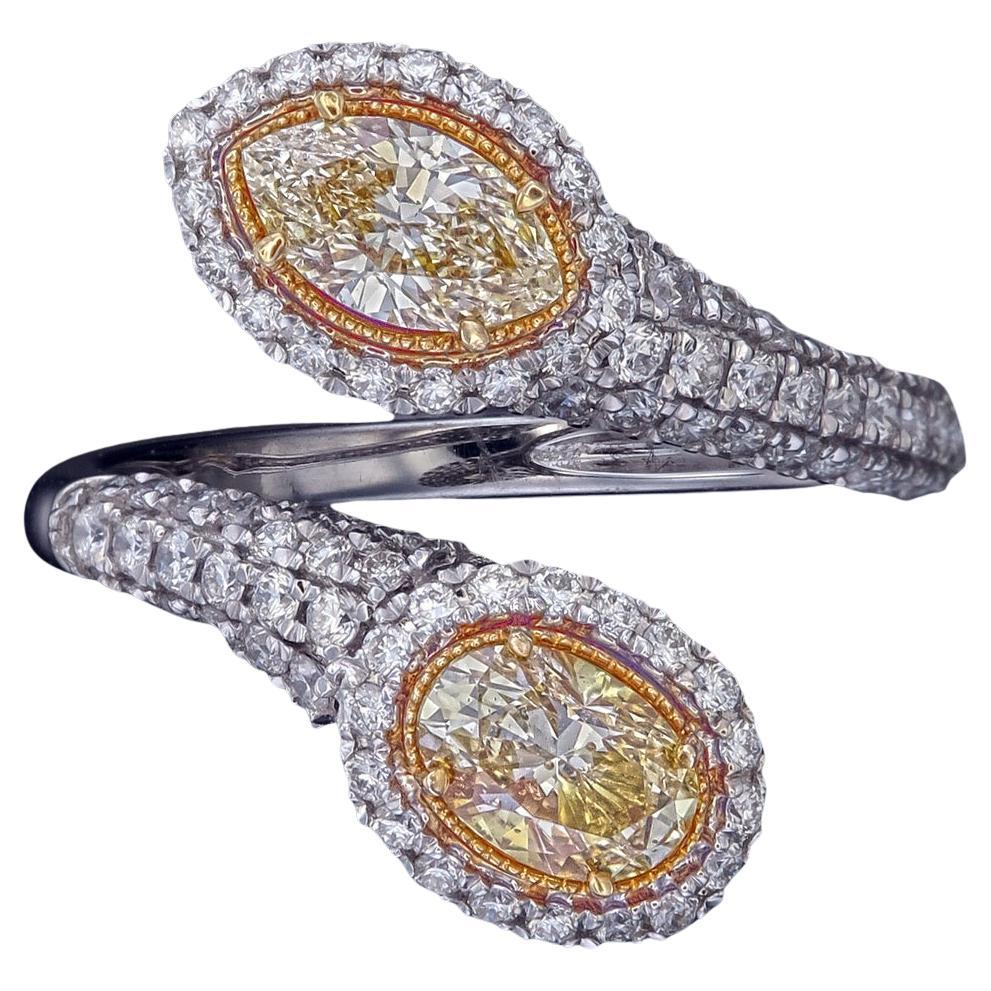 Fancy Yellow VS-SI Clarity Diamond Ring