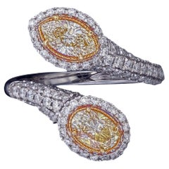 Fancy Yellow VS-SI Clarity Diamond Ring