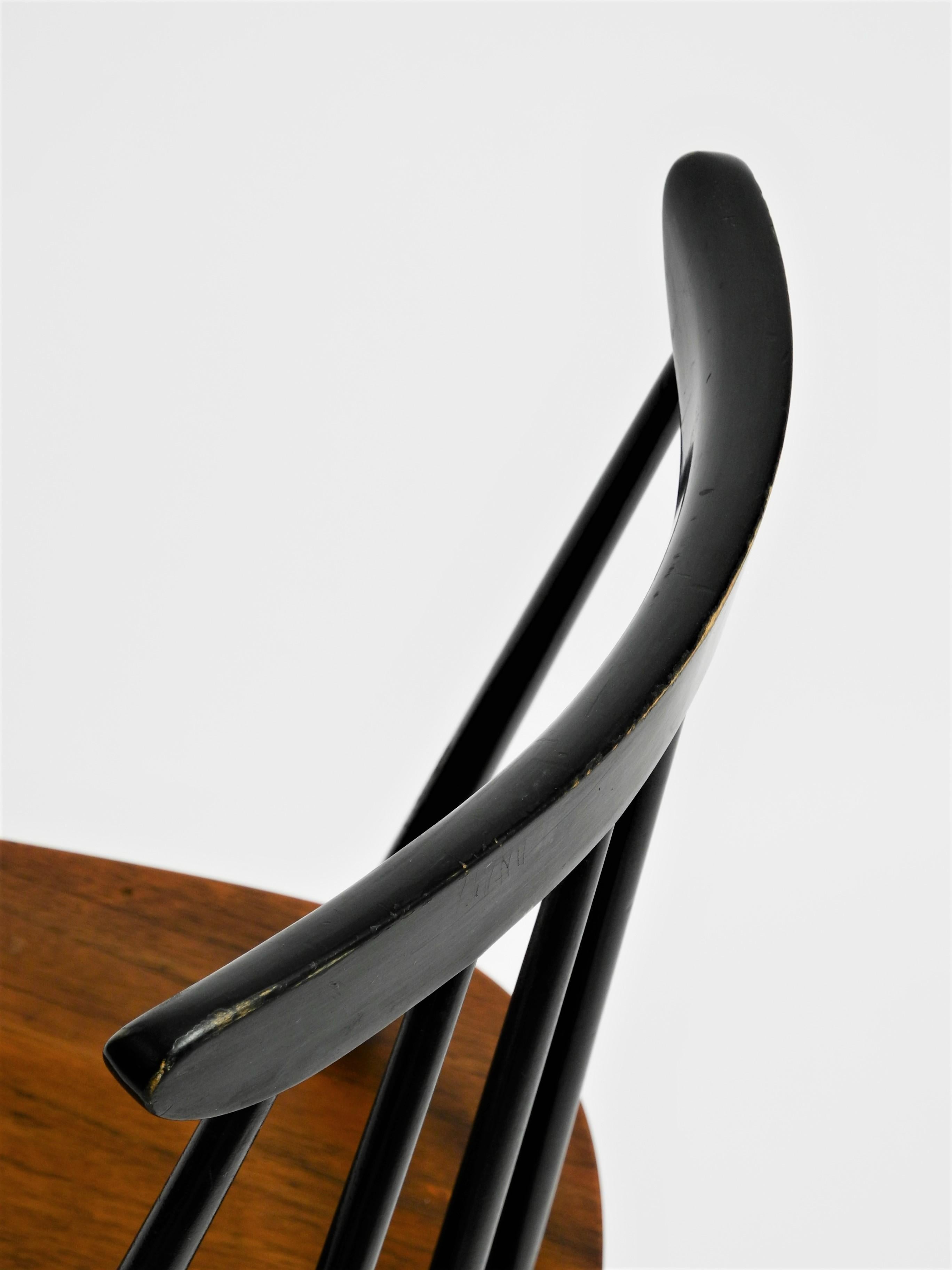 Wood Fanett Dining Chair by Ilmari Tapiovaara for ASKO, 1960s For Sale