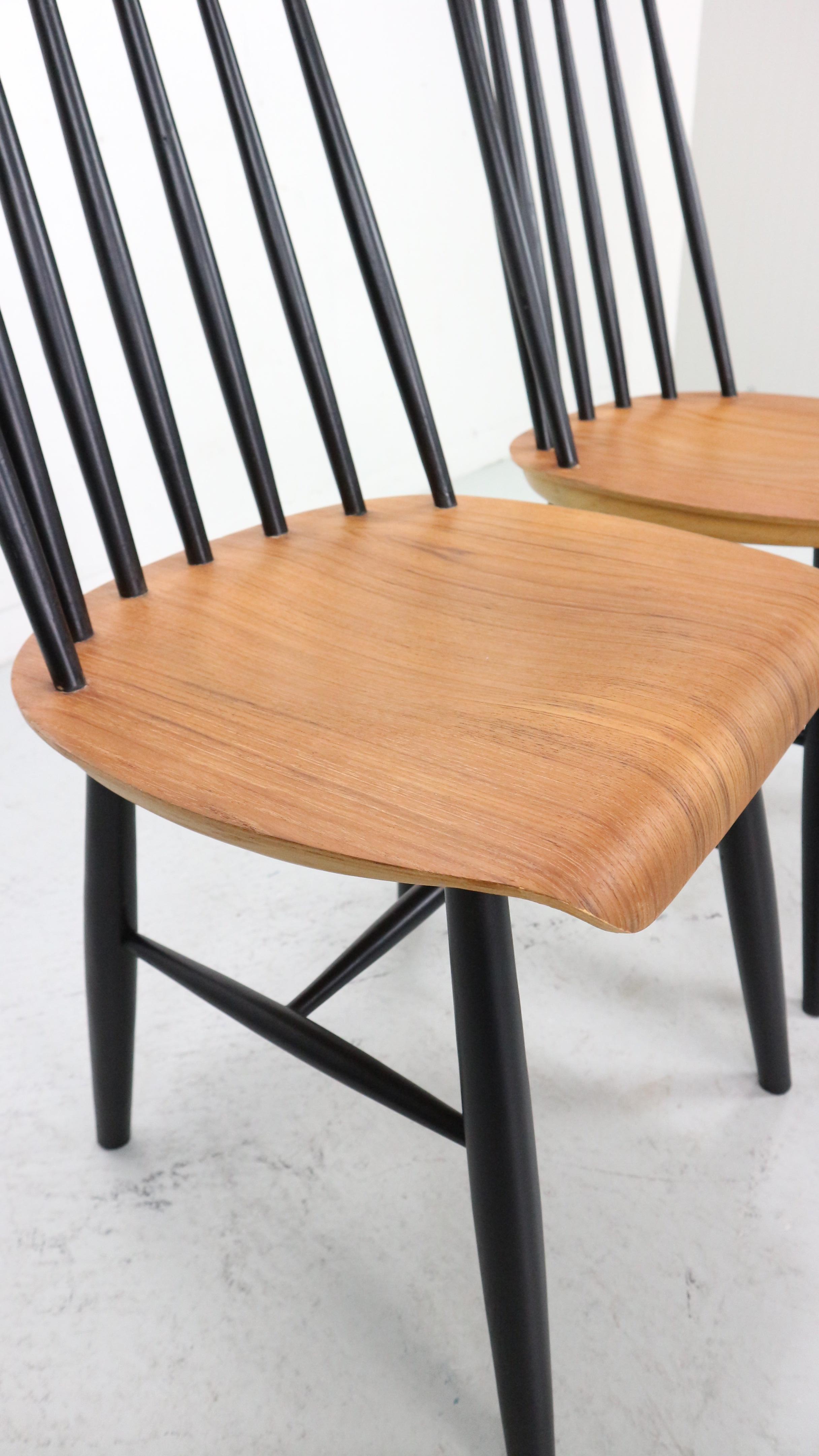 20th Century Fanett Dining Chairs by Ilmari Tapiovaara, Set of 2